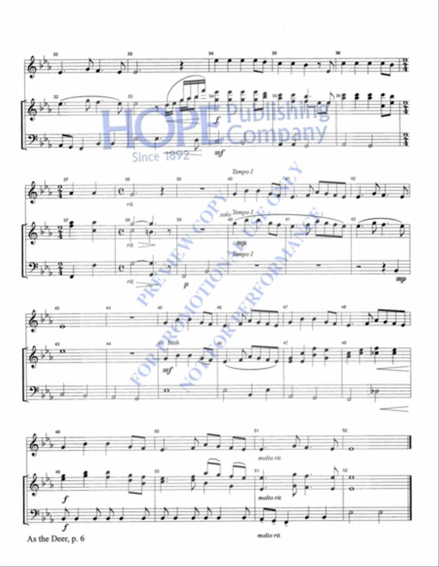 Praise Him with Instruments Orchestra scores gallery preview page 9