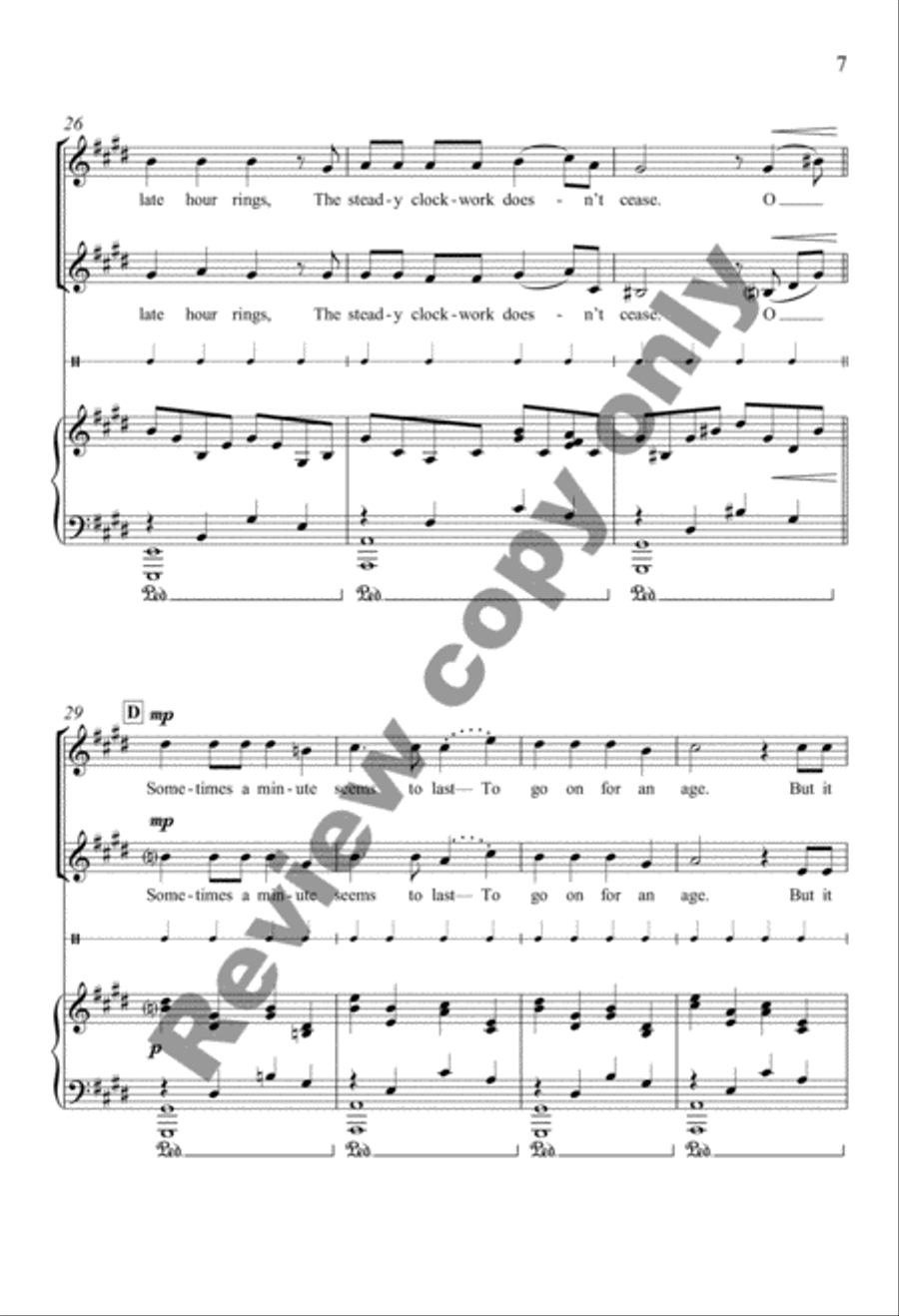 The Clock: (Zegar) The Clock: (Zegar) 2-Part scores gallery preview page 14