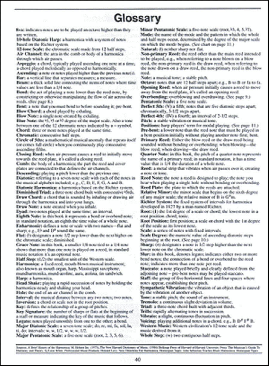 Complete 10-Hole Diatonic Harmonica Series: B Harmonica Book Harmonica scores gallery preview page 4