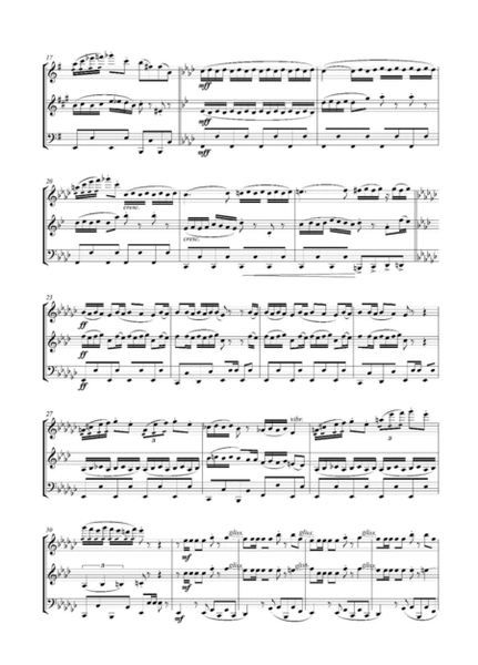 Douze Bagatelles pour flûte, clarinette et basson (Score and parties of instrumentes) image number null