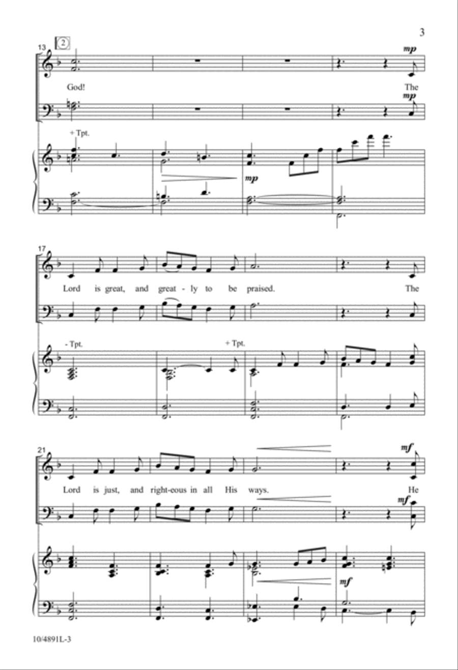 Joyfully Sing! 4-Part scores gallery preview page 3