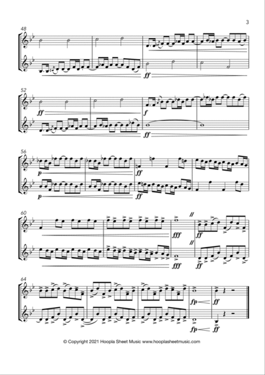 Yankee Doodle Doodles Brass Duet scores gallery preview page 3