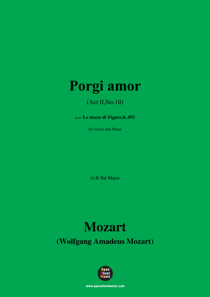 W. A. Mozart-Porgi amor(Act II,No.10),in B flat Major