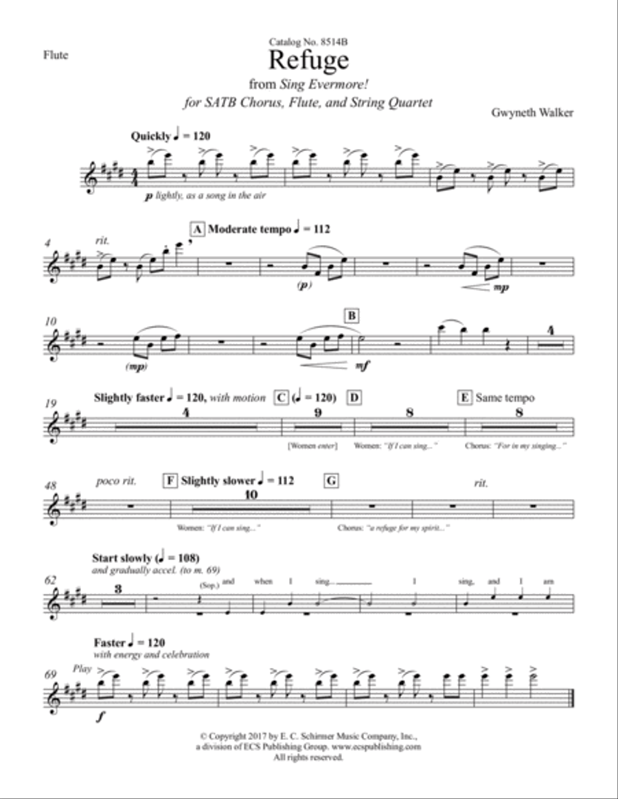 Refuge Choir scores gallery preview page 1