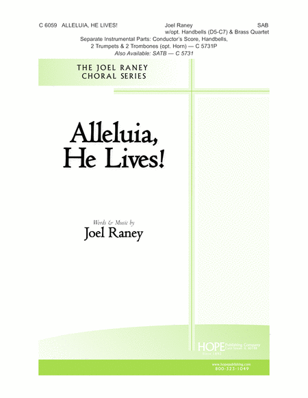 Alleluia, He Lives!-SAB-Digital Download