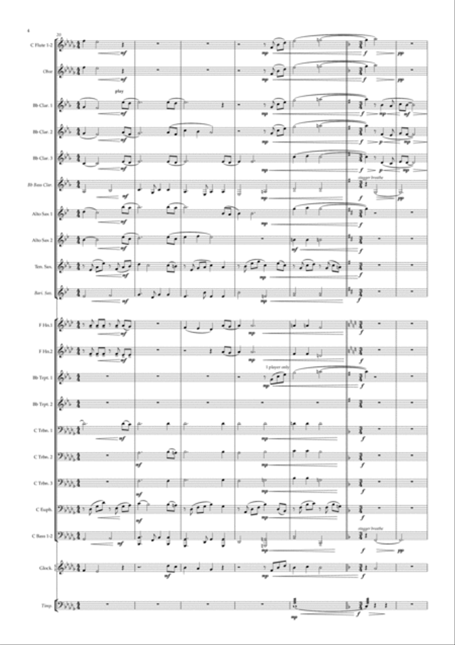 Malena Concert Band scores gallery preview page 4