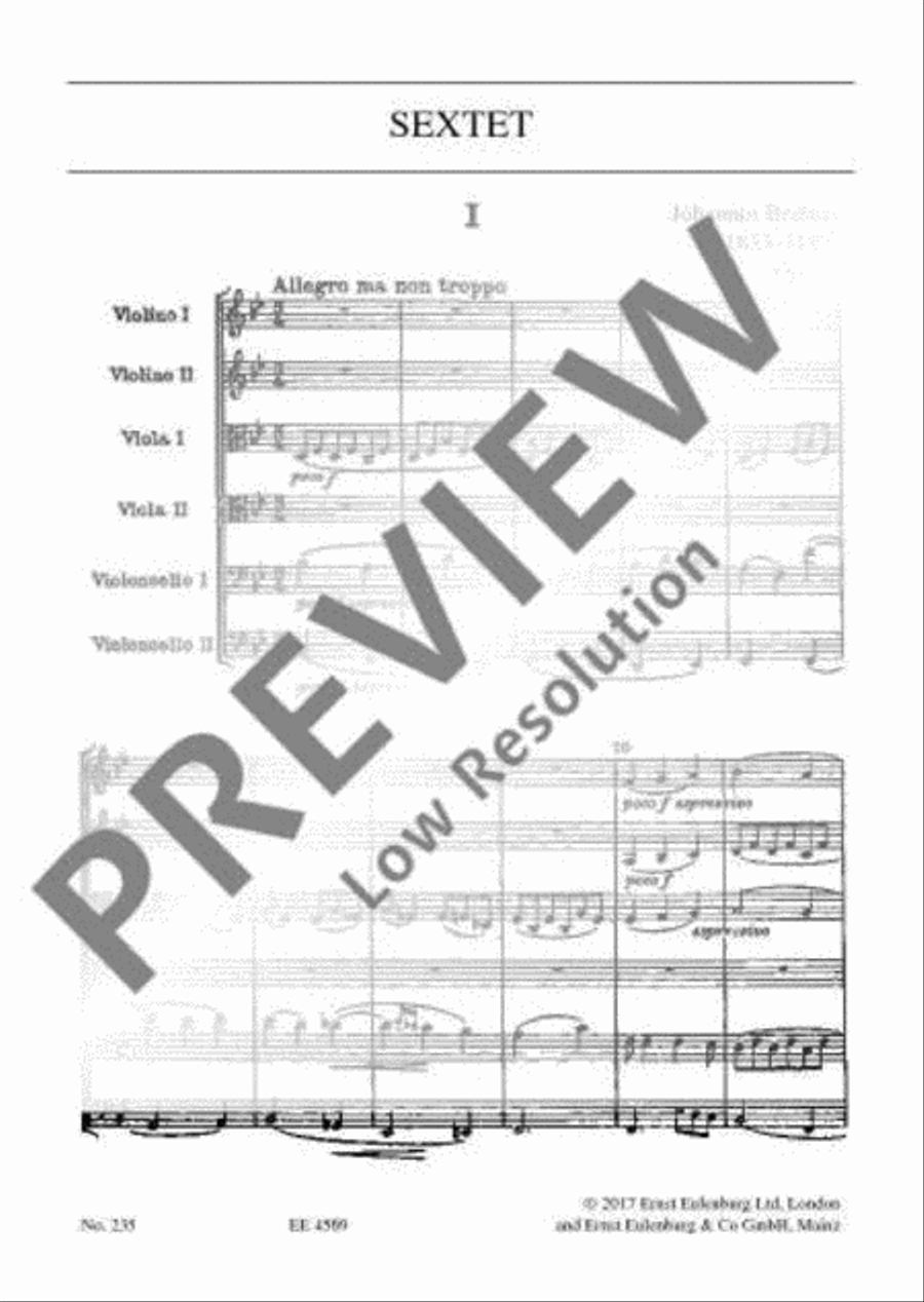 Sextet Bb major Sextet Bb major Cello scores gallery preview page 10