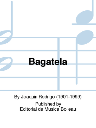Book cover for Bagatela