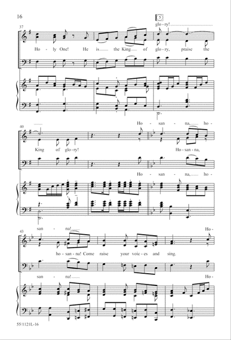 Touched by the Christ Touched by the Christ 3-Part scores gallery preview page 17