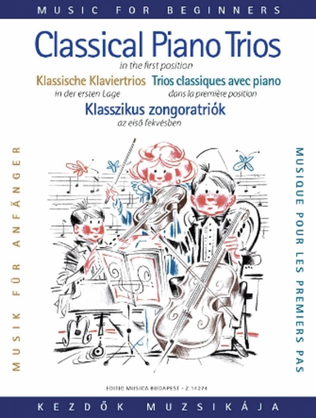 Book cover for Classical Piano Trios for Beginners