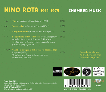 Nino Rota: Chamber Music