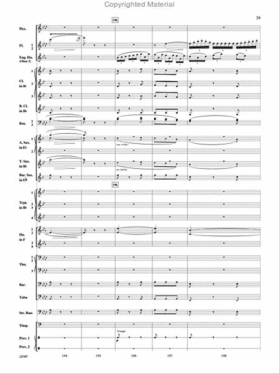 William Tell Overture Concert Band scores gallery preview page 40