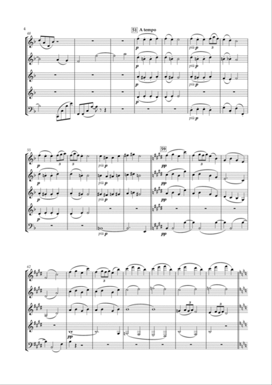 Reverie for Wind Quintet Woodwind Quintet scores gallery preview page 4