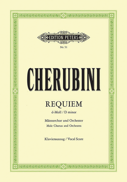 Requiem in D minor (Vocal Score)