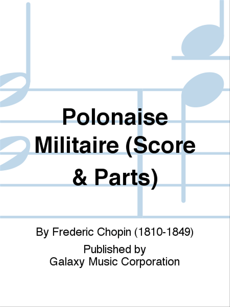 Polonaise Militaire Brass Quartet scores gallery preview page 1