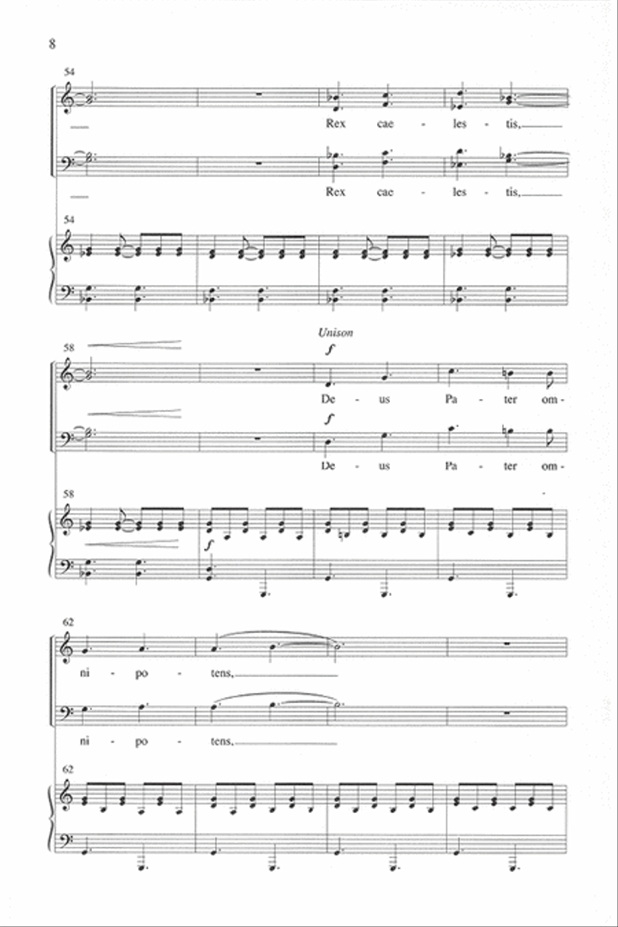 Gloria - SATB divisi Divisi scores gallery preview page 7