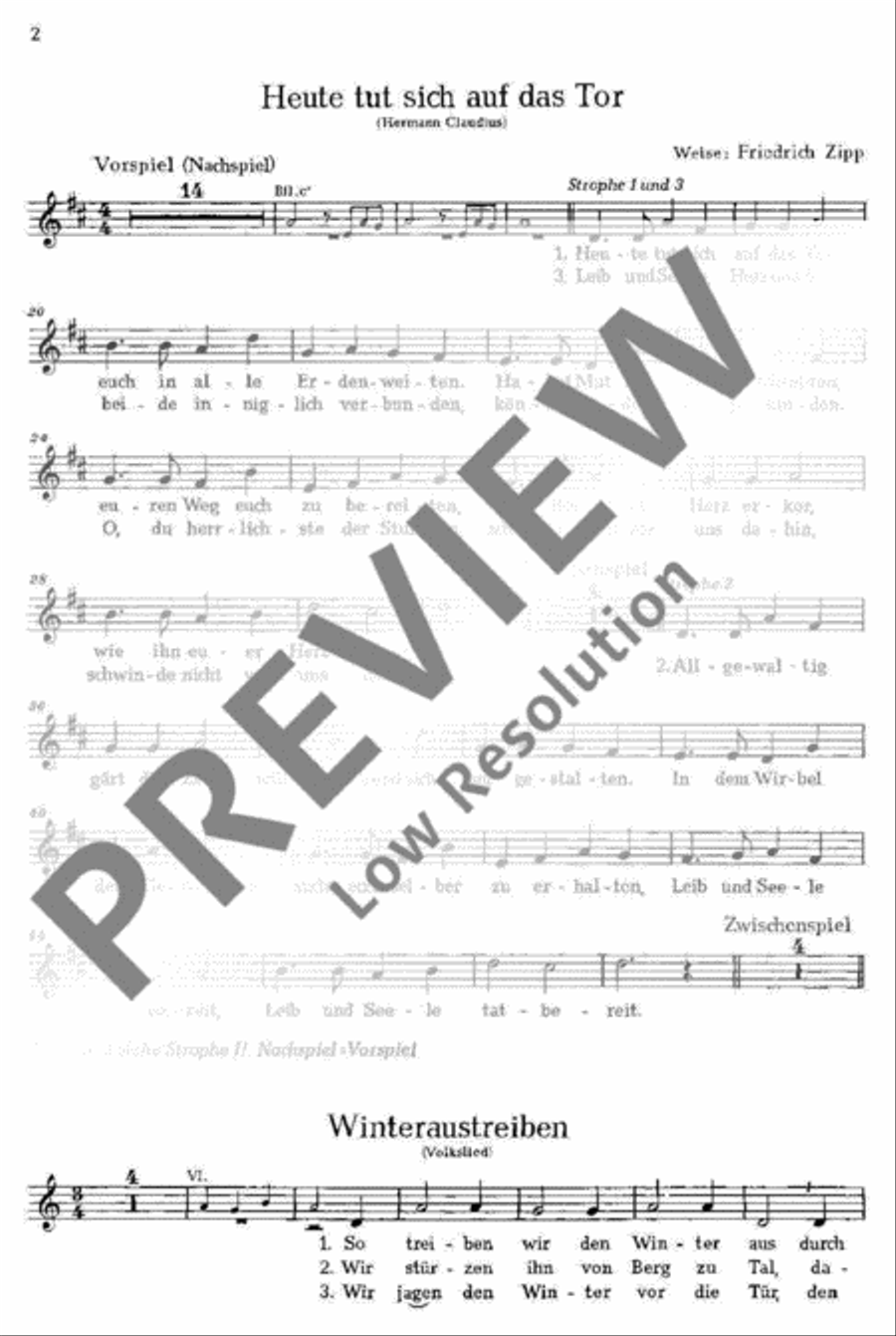 Fest und Feier Children's Choir scores gallery preview page 3