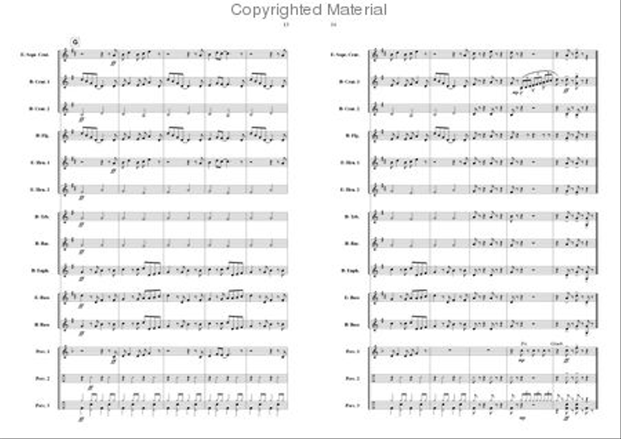 Mombassa Beat Mombassa Beat Brass Band scores gallery preview page 7