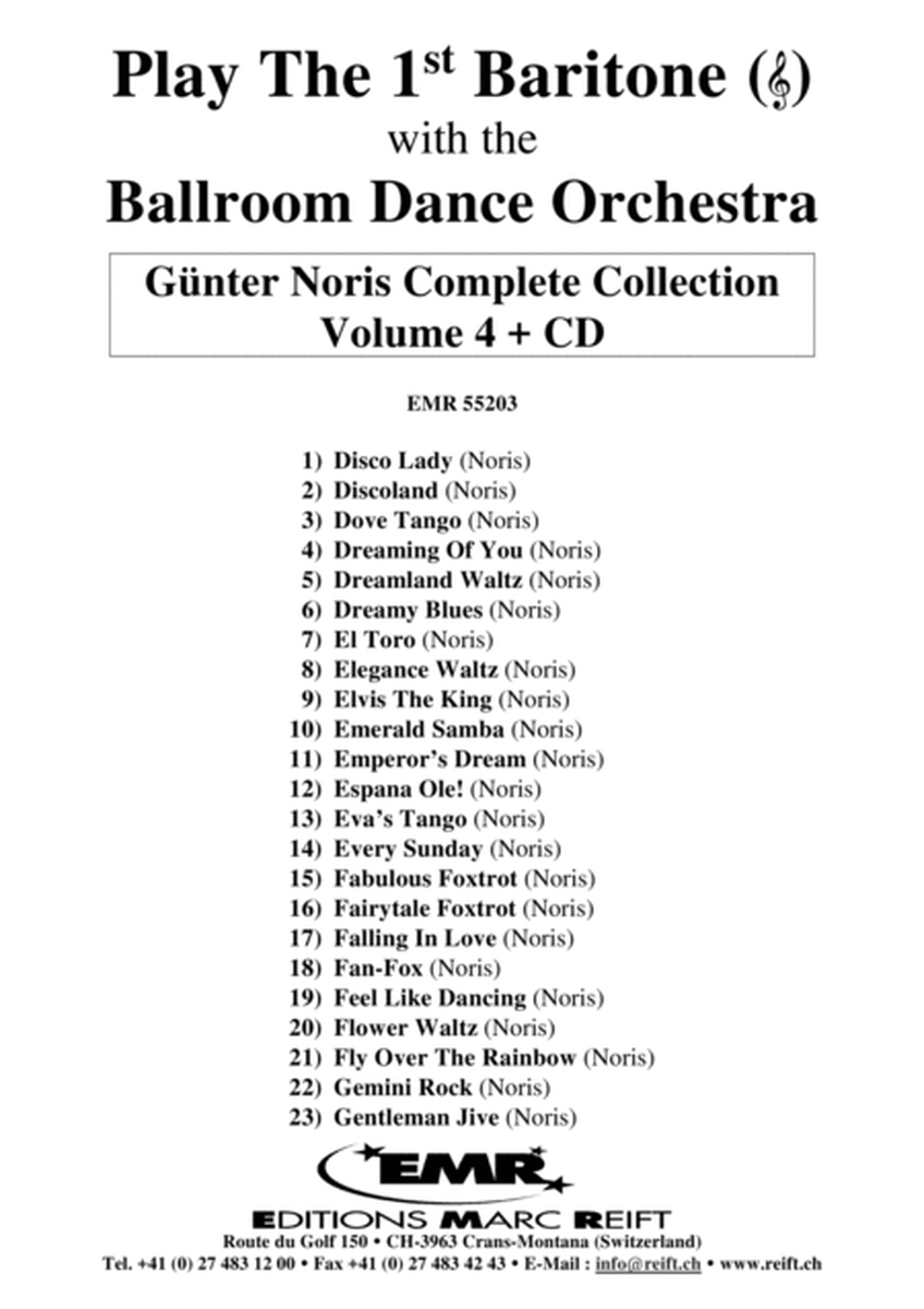 Play The 1st Baritone With The Ballroom Dance Orchestra Vol. 4 image number null