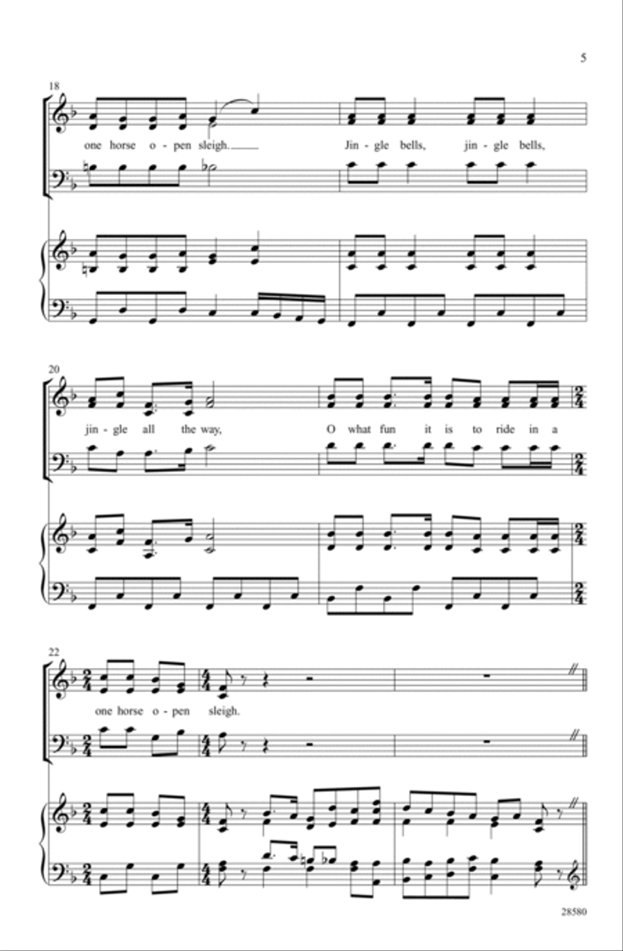 Nutcracker Jingles 3-Part scores gallery preview page 3