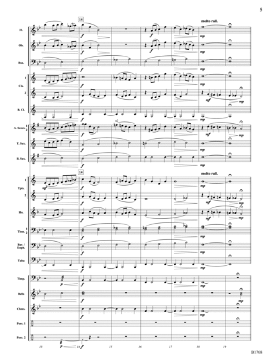 Force Field: Score Force Field: Score Concert Band scores gallery preview page 5