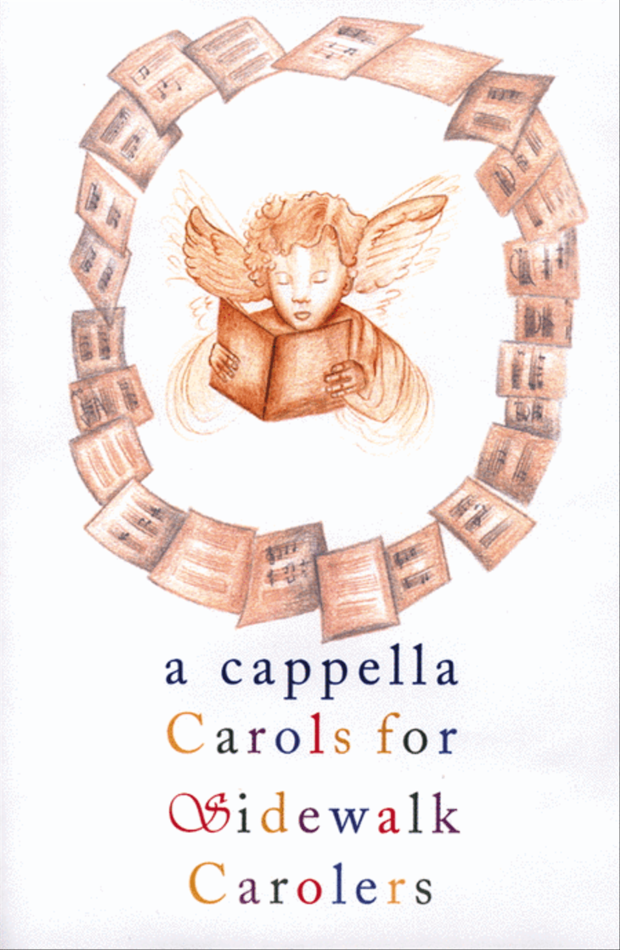 A Cappella Carols for Sidewalk Carolers 4-Part scores gallery preview page 1