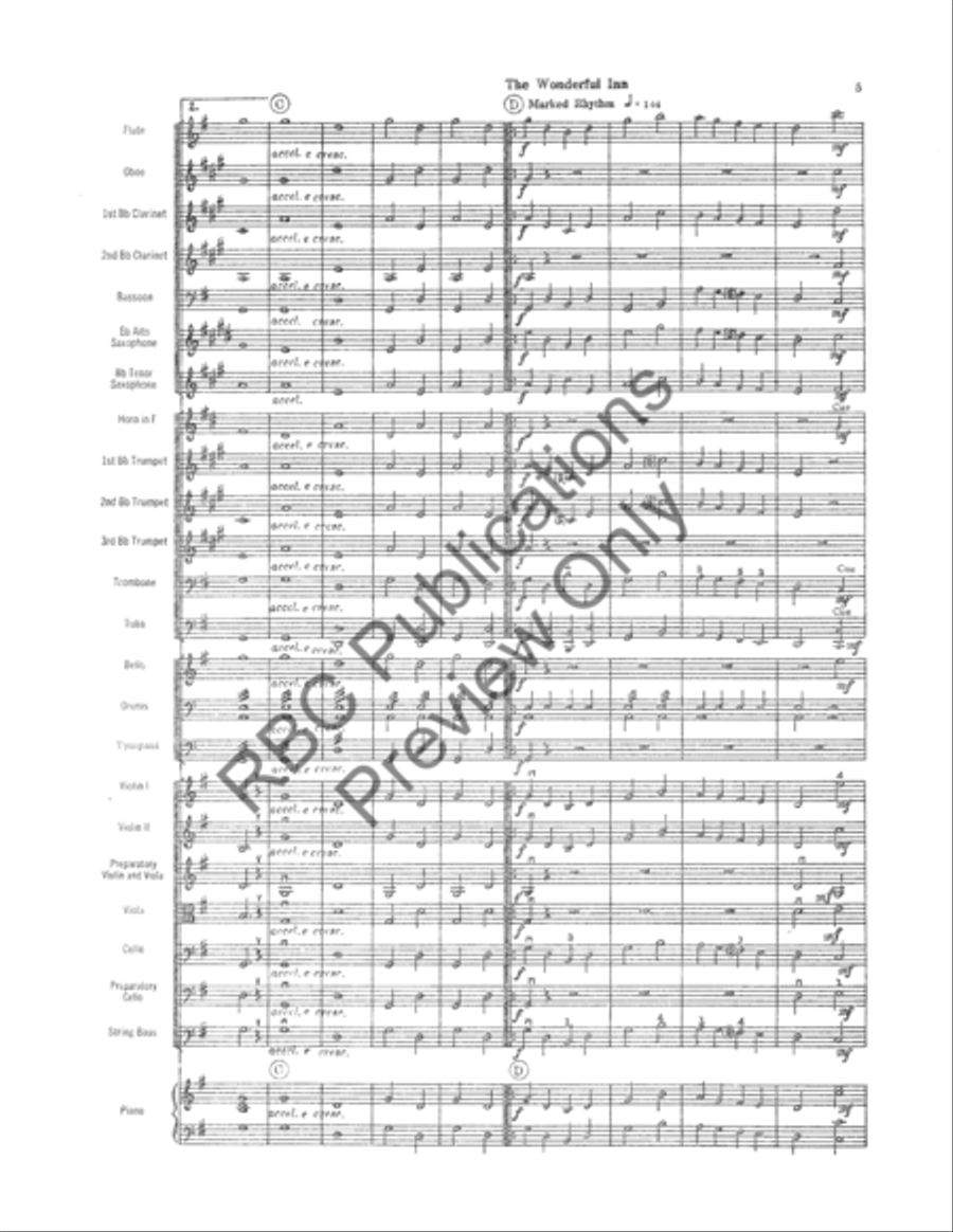 Two Moods Of Brahms (Score) Full Orchestra scores gallery preview page 8