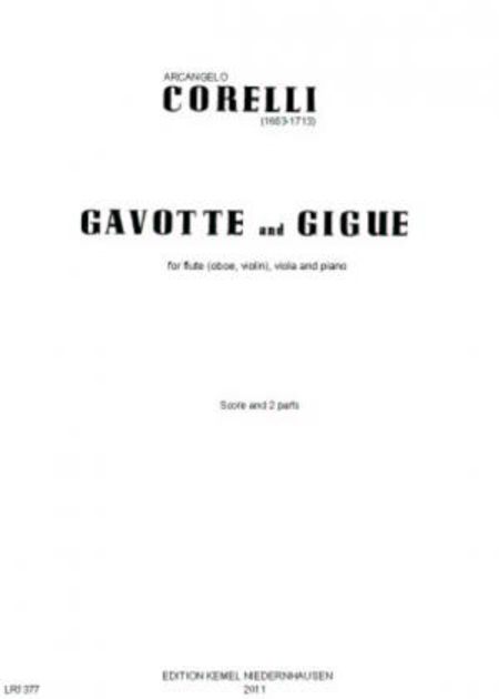 Gavotte and gigue : for flute (oboe, violin), viola and piano