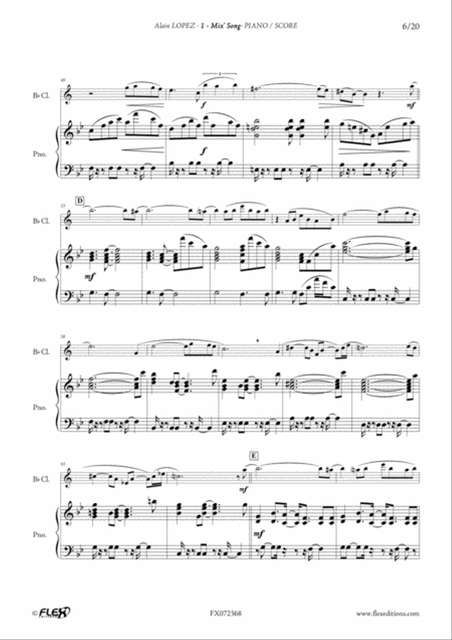Clarinet'Again - Level 3 - Volume 1 B-Flat Clarinet scores gallery preview page 6