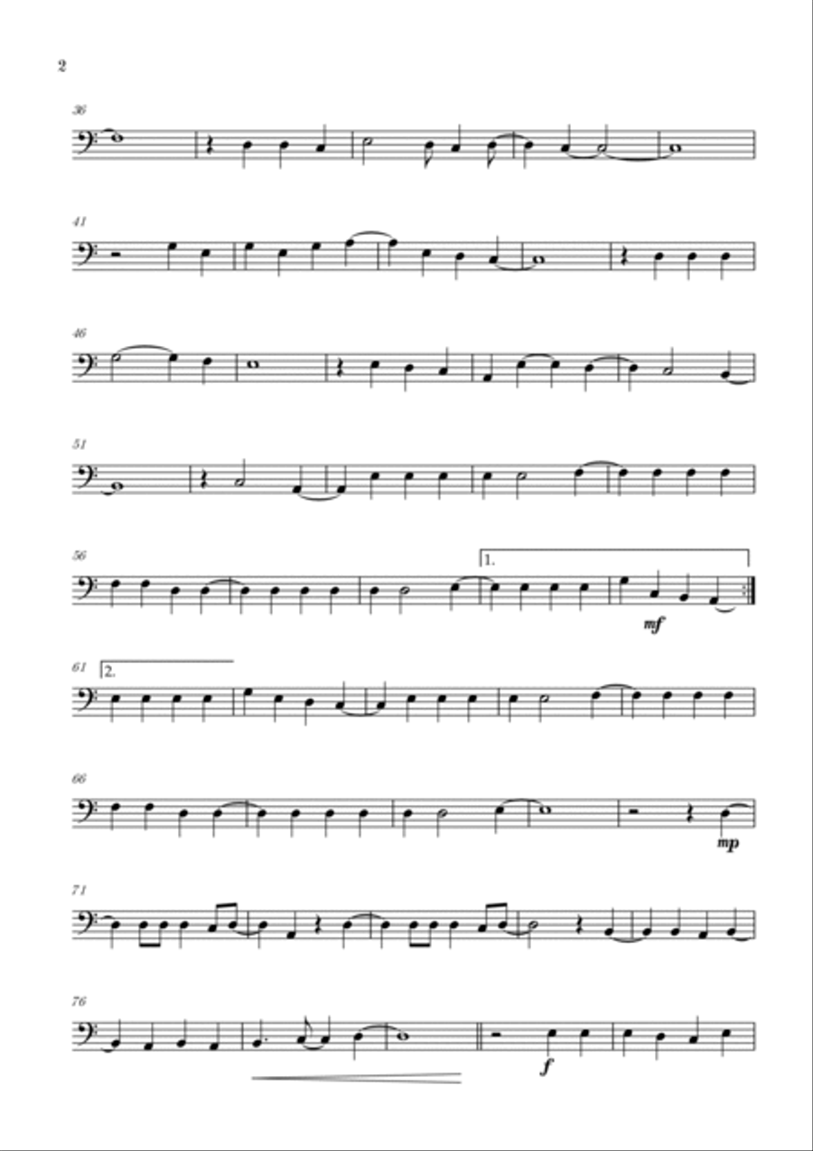 Flowers Bassoon Solo scores gallery preview page 2