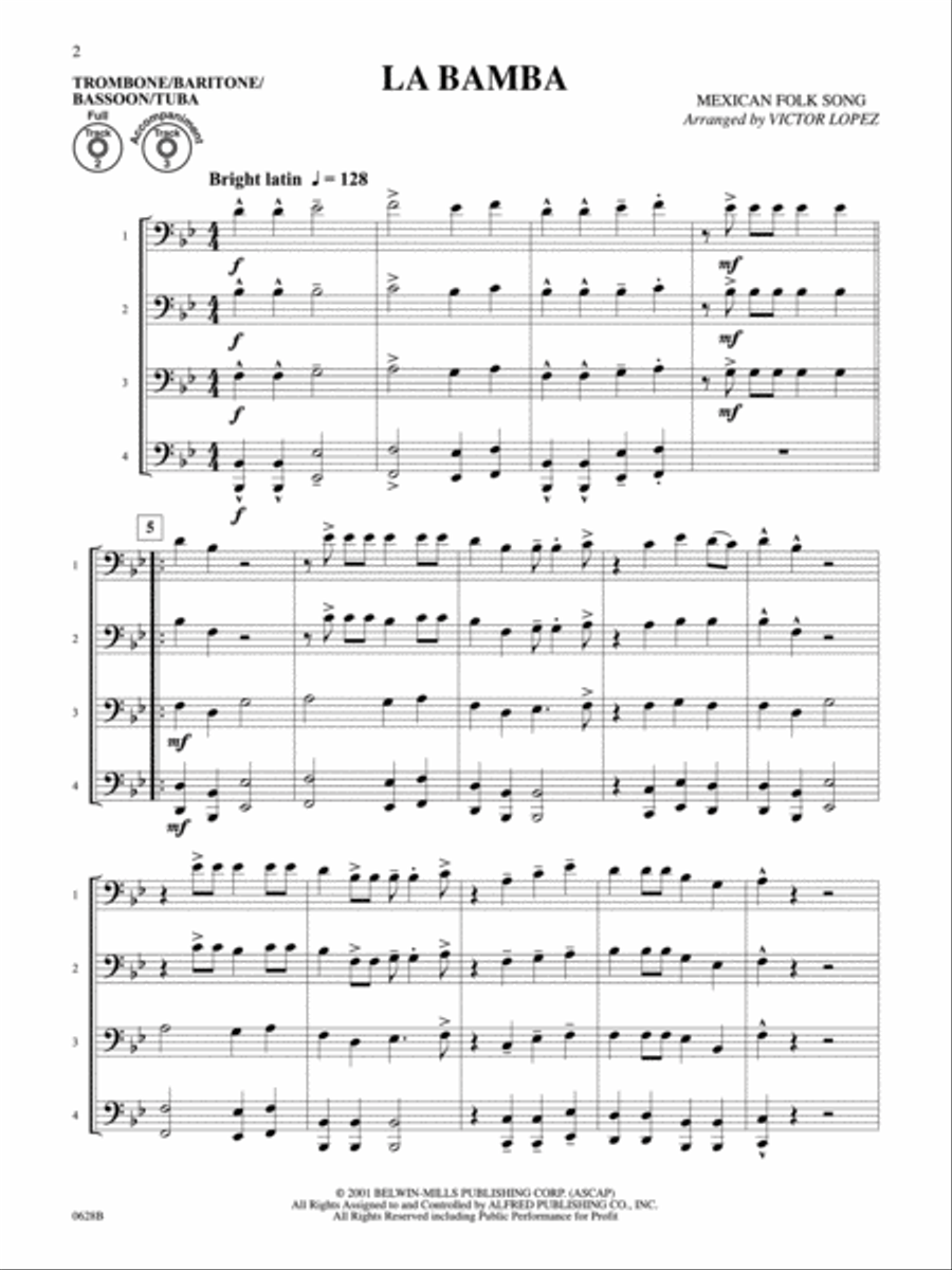 Flex-Ability Pops -- Solo-Duet-Trio-Quartet with Optional Accompaniment Small Ensemble scores gallery preview page 2