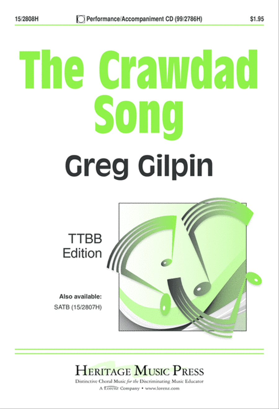 The Crawdad Song TTBB scores gallery preview page 2