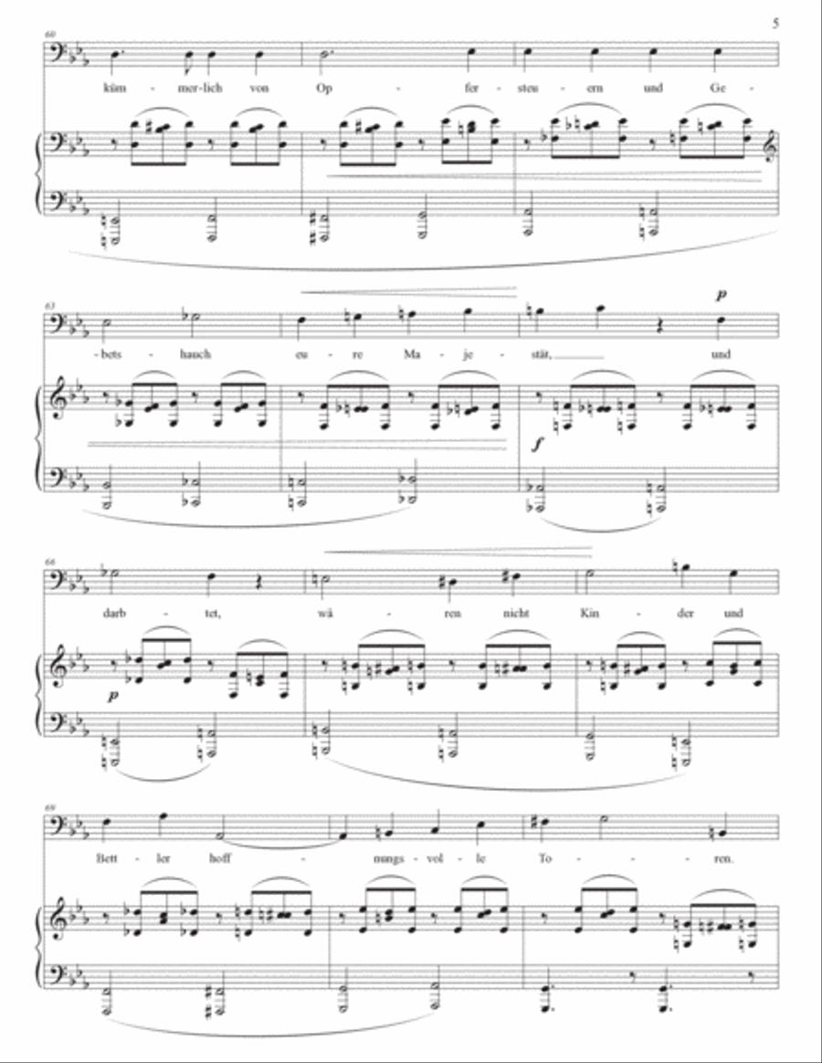 WOLF: Prometheus (transposed to C minor) Voice scores gallery preview page 6