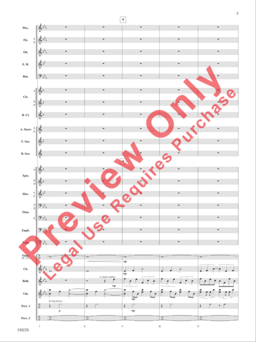How Sweet the Sound How Sweet the Sound Concert Band scores gallery preview page 6