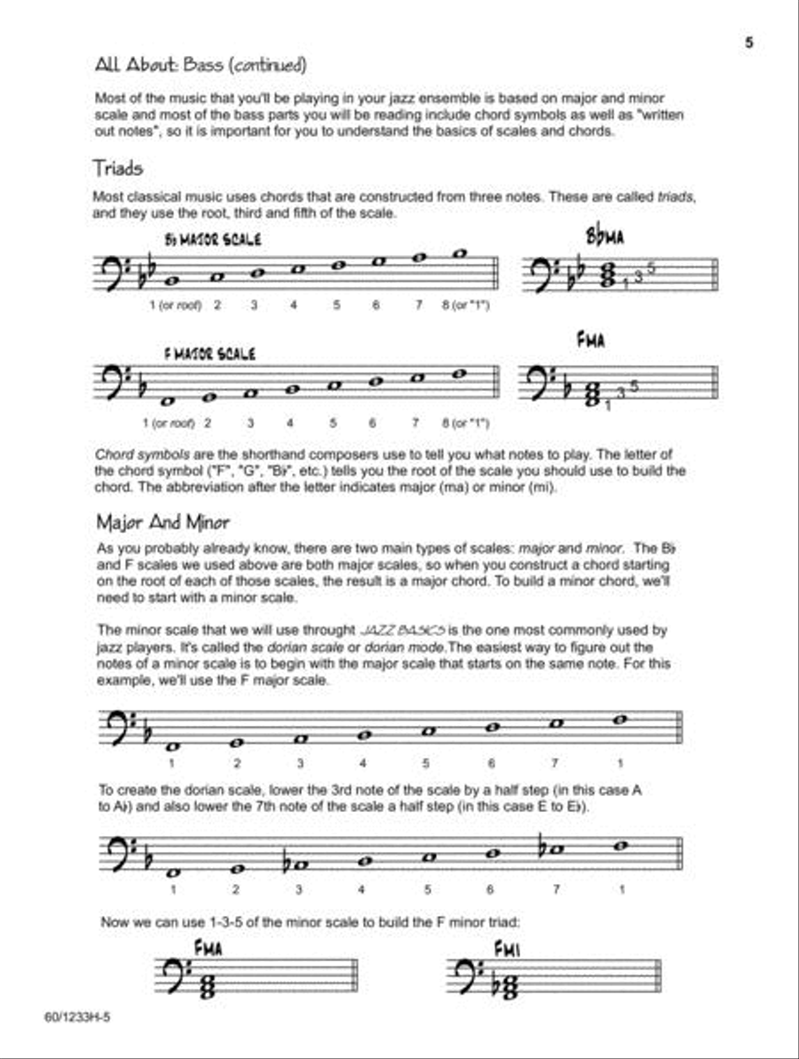 Jazz Basics - Bass Jazz Ensemble scores gallery preview page 5