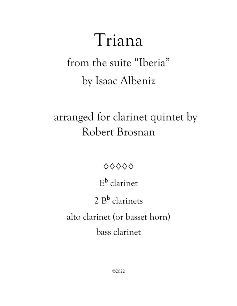 Triana (from the suite 