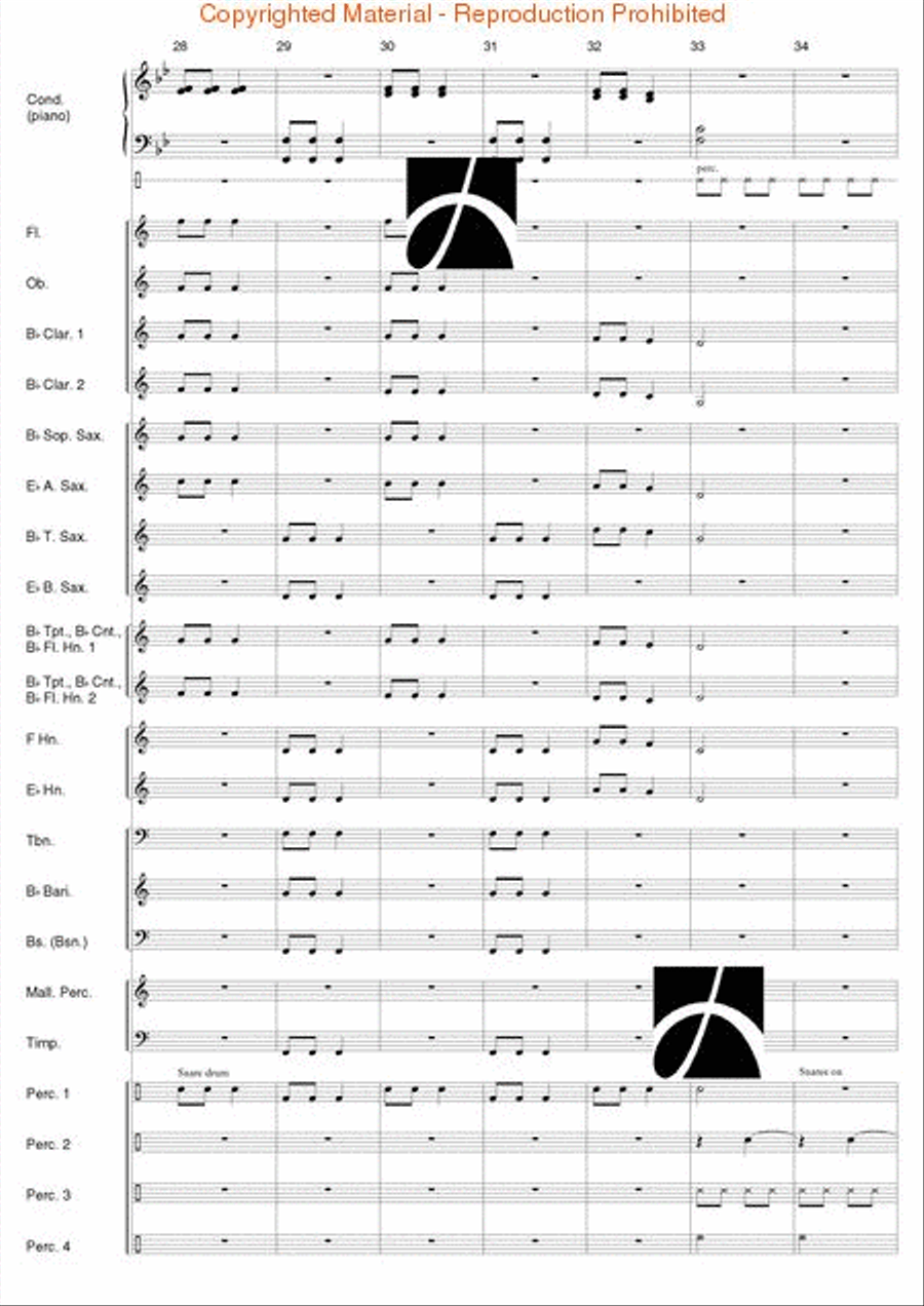 Band Time Christmas Concert Band scores gallery preview page 50