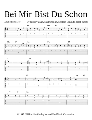 Book cover for Bei Mir Bist Du Schon (means That You're Grand)