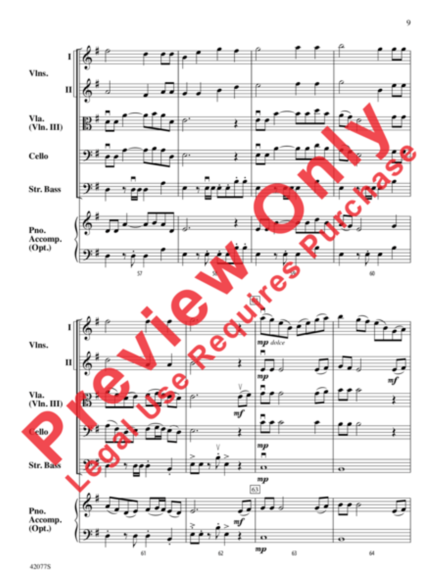 The Explorers String Orchestra scores gallery preview page 11
