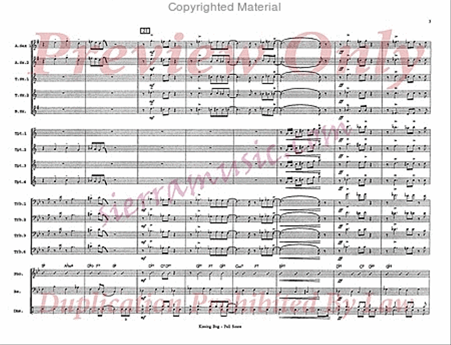 Kissing Bug Big Band scores gallery preview page 4