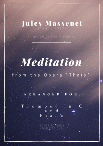 Meditation from "Thais" (for Trumpet in C and Piano) image number null