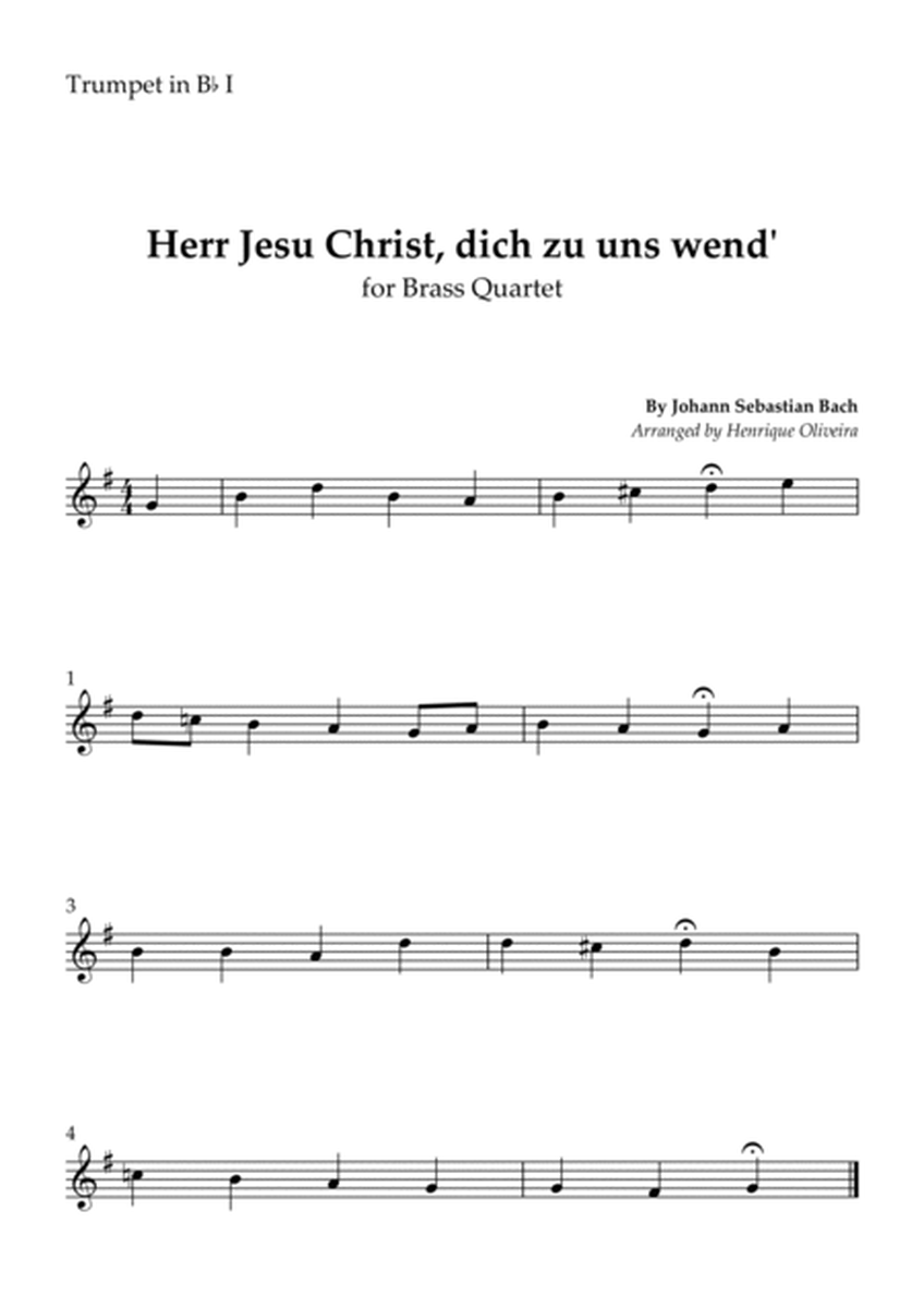 Bach's Choral - "Herr Jesu Christ, dich zu uns wend'" (Brass Quartet) image number null