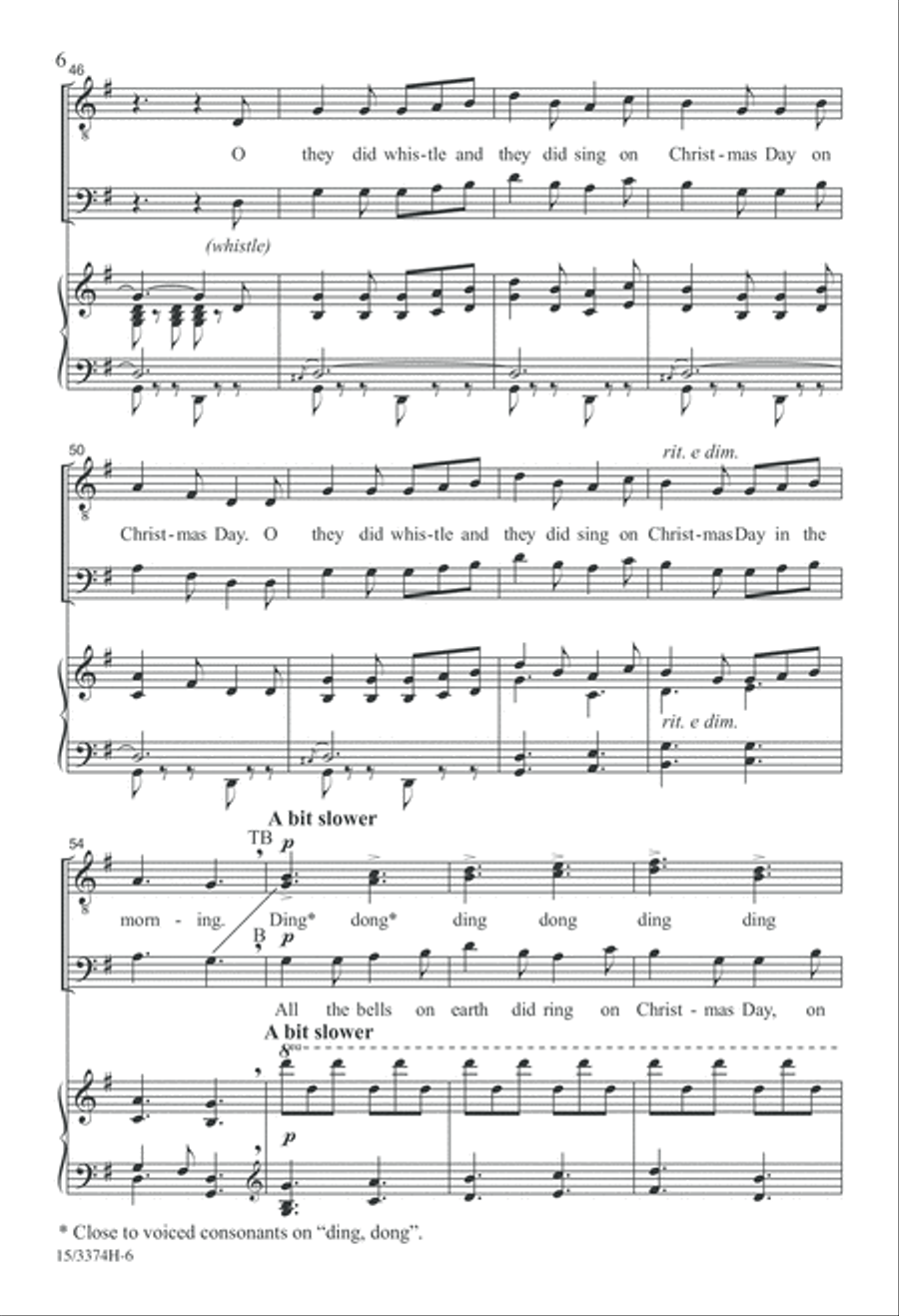I Saw Three Ships I Saw Three Ships 3-Part scores gallery preview page 6