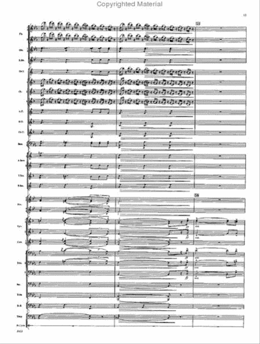 Pilgrim's Chorus Concert Band scores gallery preview page 11