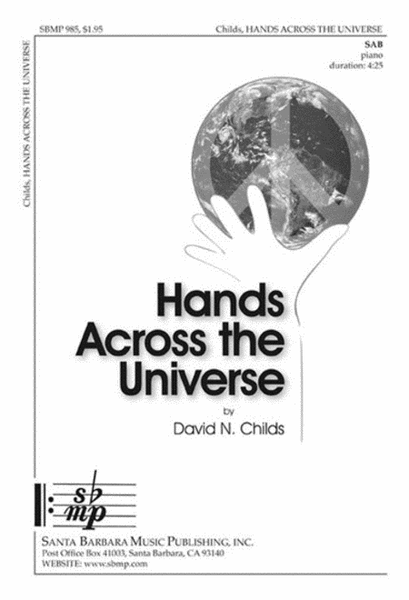 Hands Across the Universe - SAB Octavo image number null