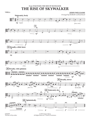 The Rise of Skywalker (from The Rise of Skywalker) (arr. Longfield) - Viola