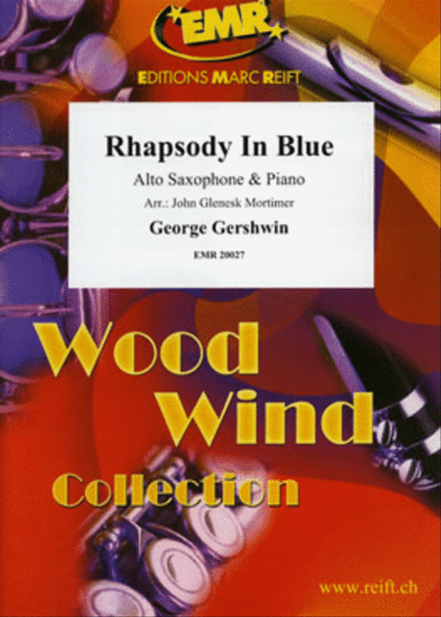 Rhapsody In Blue Alto Saxophone scores gallery preview page 1