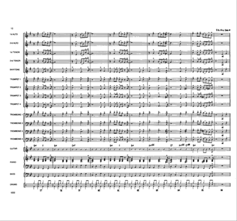 Are You Ready? Jazz Ensemble scores gallery preview page 9