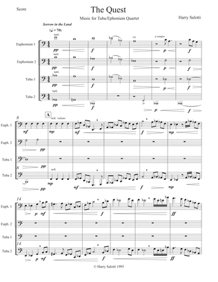 The Quest for Tuba/Euphonium Quartet