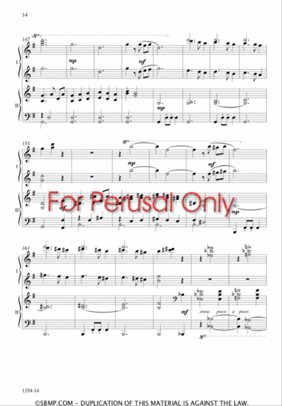 Gloucestershire Wassail - SATB Octavo 4-Part scores gallery preview page 13
